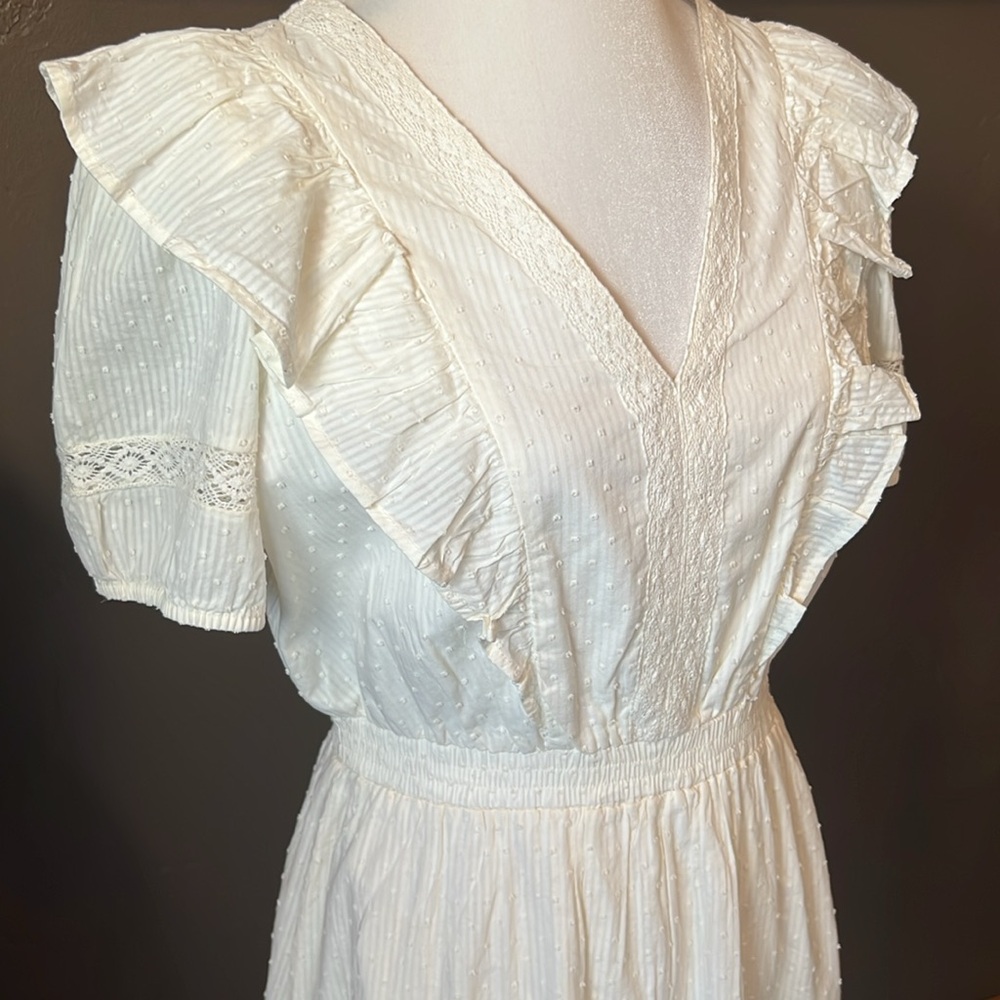 Lauren Conrad Cotton Ruffle Dress
